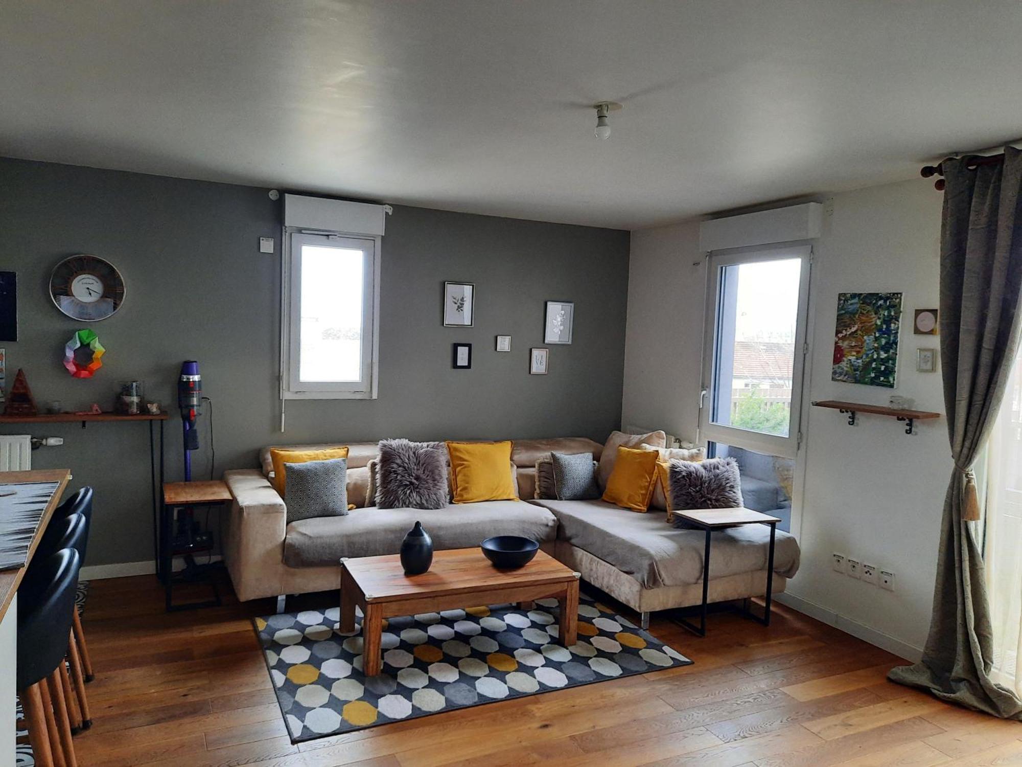 Magnifique Appartement Avec Terrasse Et Parking, 8 Personnes 낭테르 외부 사진